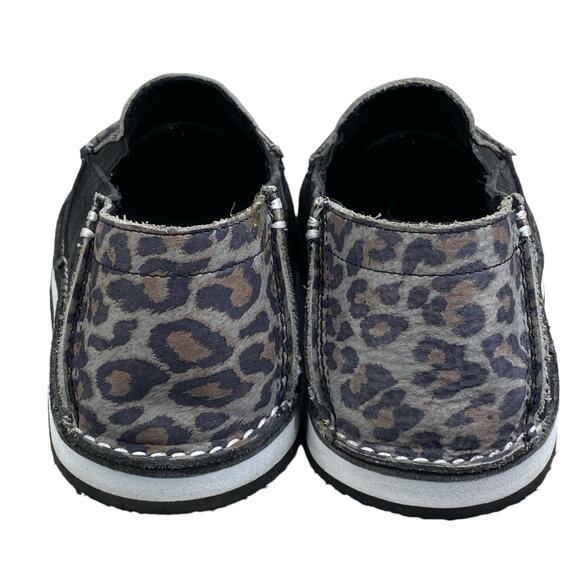 Shyanne Women's Rank 45 Grey Cheetah Print Moc Slip On Size US 8.5 - Picture 8 of 11